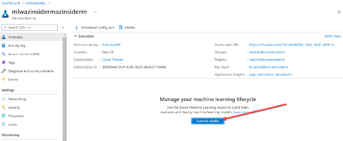 Create an Azure Machine Learning Compute Instance using Azure Bicep